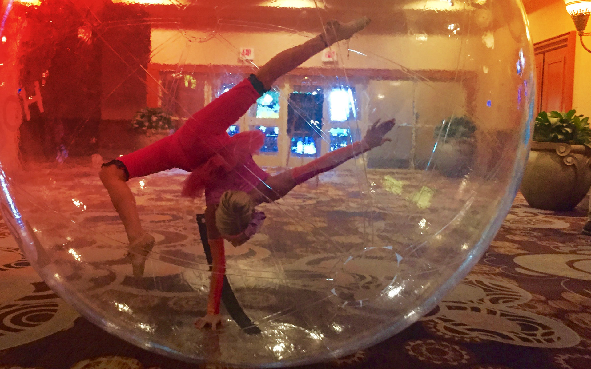 walking ball acrobat